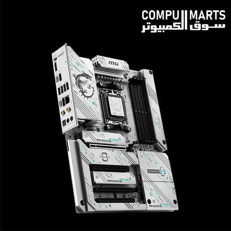 MSI AMD B850 GAMING PLUS WIFI PZ motherboard with Wi-Fi 7 and Bluetooth 5.4
