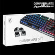 MSI ClearCaps 104-Key Transparent Mechanical Keyboard Keycap Set