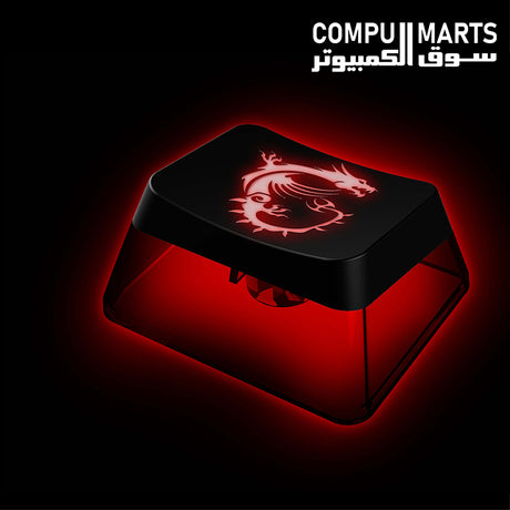 MSI ClearCaps ABS Polycarbonate Keycap Set for MX-Style Switches