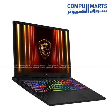 MSI Crosshair 16 HX AI D2XWGKG laptop featuring a 16-inch QHD+ 240Hz IPS-Level display and Windows 11 Home from Compumarts