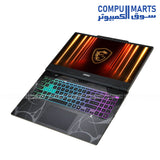 MSI Cyborg 15 B2RWEKG-895EG – Gaming Laptop – MSI – 15.6 Inch FHD 144Hz IPS Core 7 240H RTX 5050 8GB GDDR7 16GB DDR5 512GB SSD Windows 11 Arabic