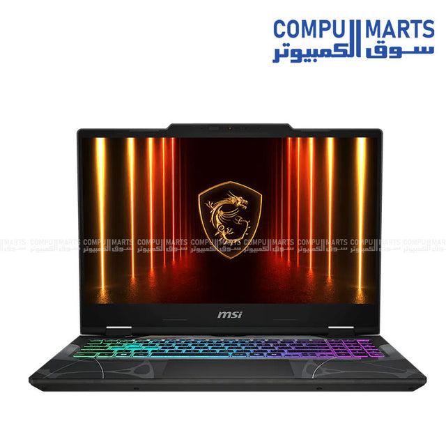 MSI Cyborg 15 B2RWEKG-895EG – Gaming Laptop – MSI – 15.6 Inch FHD 144Hz IPS Core 7 240H RTX 5050 8GB GDDR7 16GB DDR5 512GB SSD Windows 11 Arabic