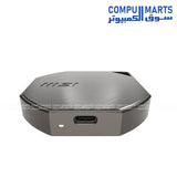 MSI DATAMAG 1TB portable SSD with ultra fast 40Gbps transfer speed for external high performance storage