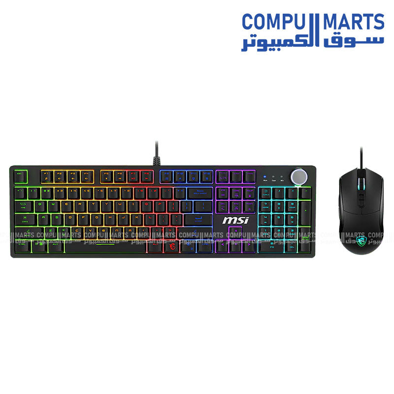 Forge GK320 Combo mechanical gaming keyboard with LED backlight