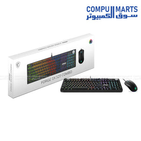MSI Forge GK320 LED RGB keyboard