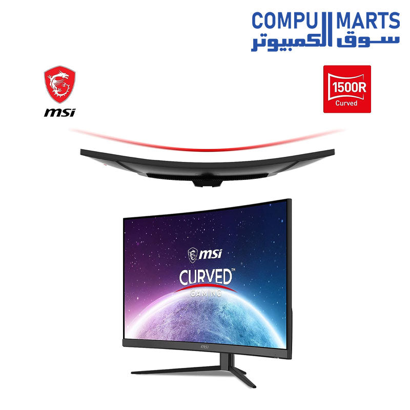 MSI G27C4X 27 Inch FHD Curved Gaming Monitor 1500R 1920 x 1080