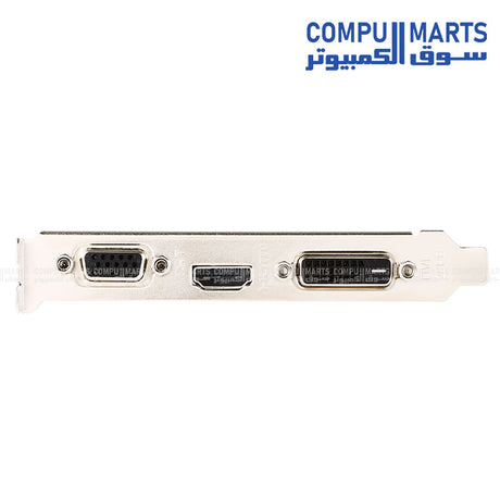 MSI GeForce GT 710 2GD3H LP – Low‑Profile Fanless Graphics Card – 2 GB DDR3 – HDMI/DVI/VGA – Silent Display Solution
