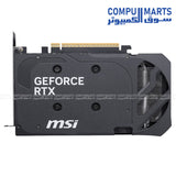 MSI GeForce RTX 5050 SHADOW 2X OC 8GB GDDR6 Dual Fan Graphics Card