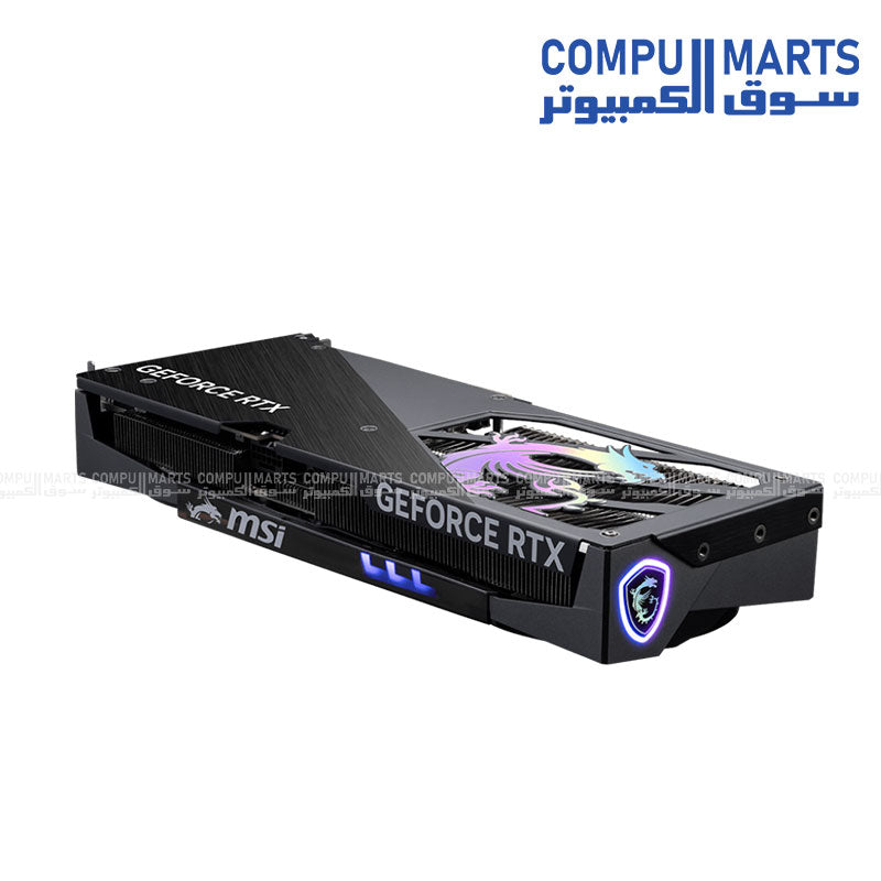 MSI GeForce RTX 5060 Ti GAMING TRIO OC 16GB graphics card with triple-fan cooling in black design.