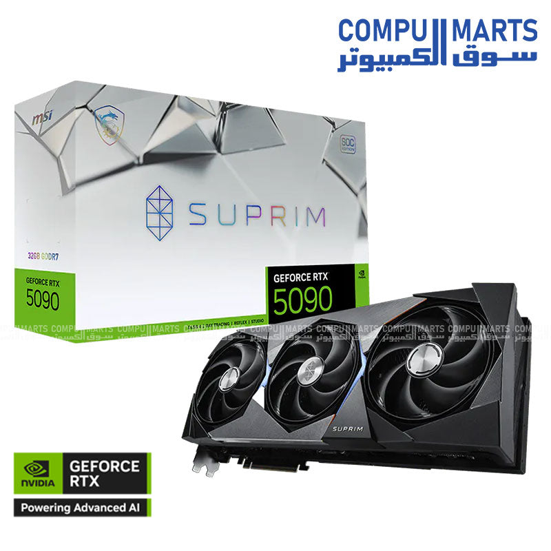 MSI GeForce RTX 5090 32G SUPRIM SOC GRAPHIC CARD - 007 First Light GeForce RTX 50 Series Bundle