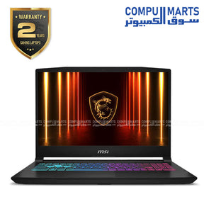 MSI Katana 15 HX B14WGK gaming laptop with Core i7-14650HX, RTX 5070 8GB, 16GB DDR5 and 1TB SSD