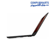 Left and right side view showing USB ports, HDMI 2.1, and connectivity ports on MSI Katana 15 HX B14WGK