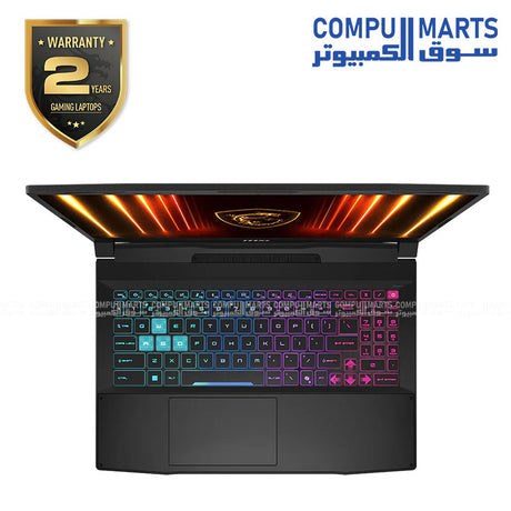 MSI Katana 15 HX B14WGK 15.6-inch QHD 165Hz IPS-Level gaming laptop with RTX 5070 in Egypt