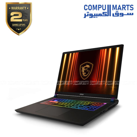 MSI Vector 17 HX AI A2XWJG Gaming Laptop with NVIDIA GeForce RTX 5090 24GB GDDR7, 17-inch display, high-performance design