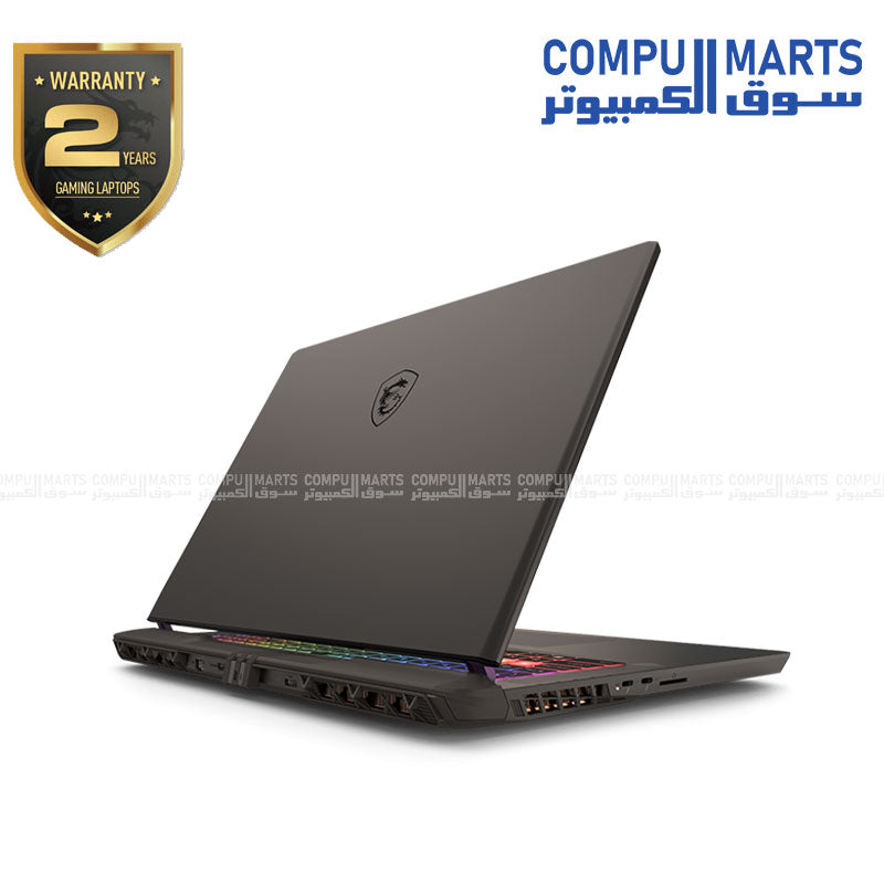 MSI Vector 17 HX AI A2XWJG Gaming Laptop with NVIDIA GeForce RTX 5090 24GB GDDR7, 17-inch display, high-performance design