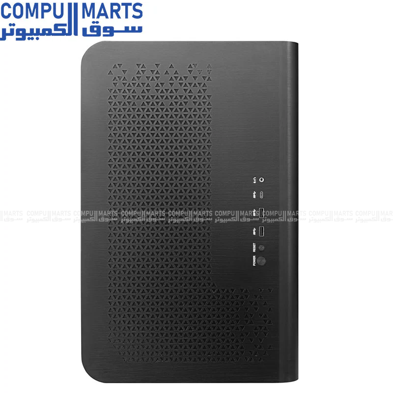 Mid-tower gaming chassis supporting graphics cards up to 430 mm, ATX power supplies, and multiple motherboard form factors.