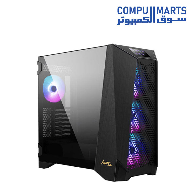 MSI MEG PROSPECT 700R Black Tempered Glass Mid Tower PC Case