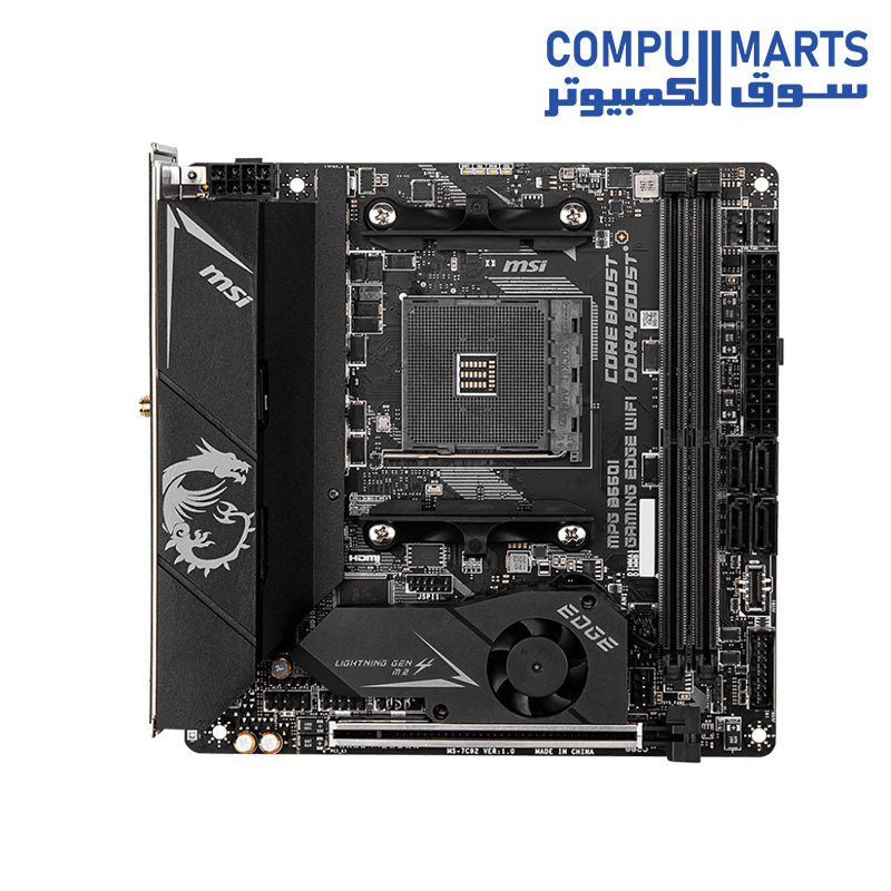 MSI MPG B550I Gaming Edge WiFi Motherboard – Compumarts Egypt