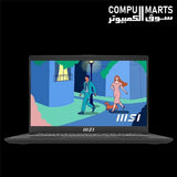 MSI Modern 14 laptop with 8GB DDR4 RAM and 512GB SSD