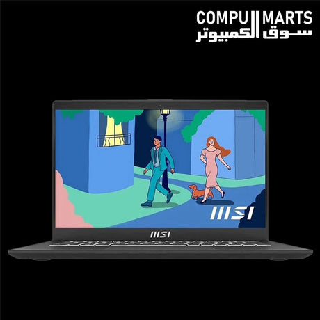 MSI Modern 14 laptop with 8GB DDR4 RAM and 512GB SSD