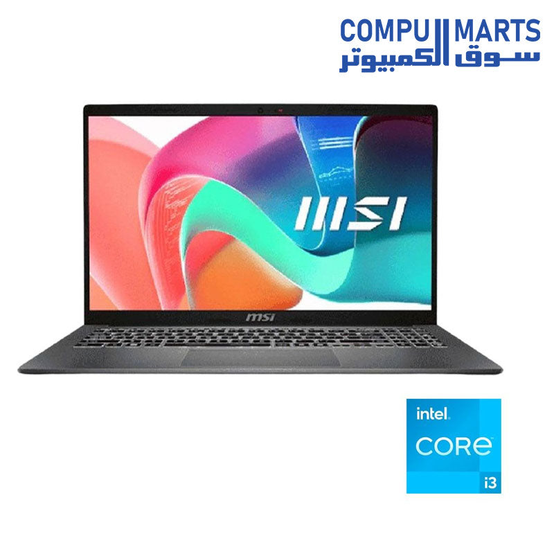 MSI Modern-15-F13MG i3-1315U メモリ8GB SSD MSI ビジネスノートPC Modern 15 F13M - インテル<sup>®</sup