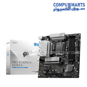 MSI PRO B760M-A motherboard ports and connectivity