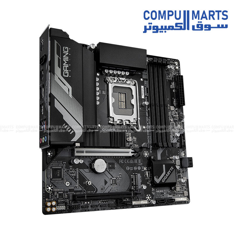 GIGABYTE- B760M -GAMING X -WiFi6E- Gen5 -LGA1700- Micro-ATX -DDR5- motherboard -PCIe 5.0 -Wi-Fi 6E 