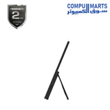Portable MSI monitor with protection pouch, right-angle HDMI cable, Type-C cables, and available from Compumarts for buyers in Egypt