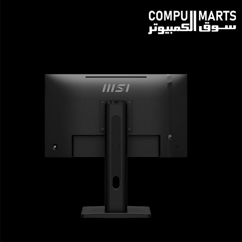 MSI PRO MP245PG E14 monitor with HDMI 2.0, DisplayPort 1.2a, and D-Sub ports