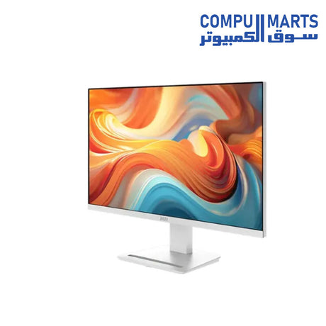 MSI PRO MP273 E14A 27-inch FHD IPS 144Hz gaming monitor with 1ms response time, AMD FreeSync, HDR Ready, HDMI 2.0 and DisplayPort, available in Egypt.