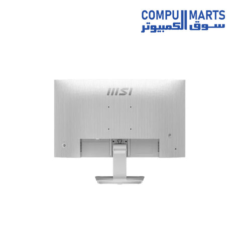 MSI PRO MP273W 27-inch Full HD IPS monitor featuring a 144Hz refresh rate, anti-glare display, and HDR Ready support for users shopping online in Egypt.