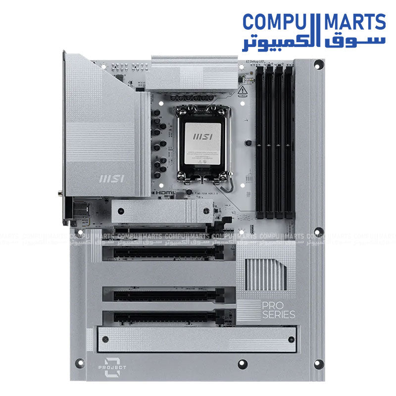 MSI PRO Z890-S WIFI PZ – ATX Motherboard – MSI – LGA1851 DDR5 PCIe 5.0 WiFi 7