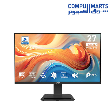 MSI PRO MP273 E14A 27 Inch FHD 144Hz IPS Gaming Monitor in Egypt