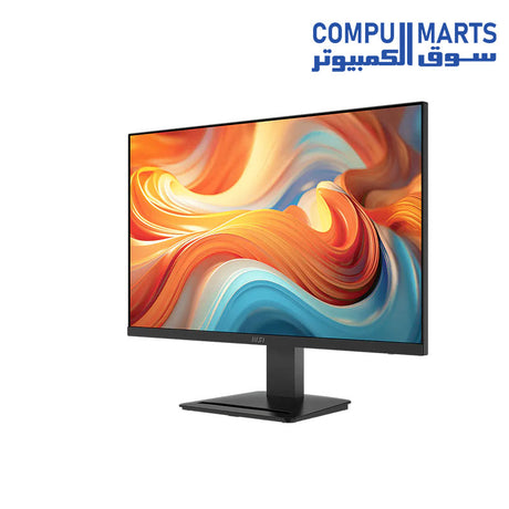 Sharp FHD resolution paired with IPS panel technology on the Compumarts MSI monitor
