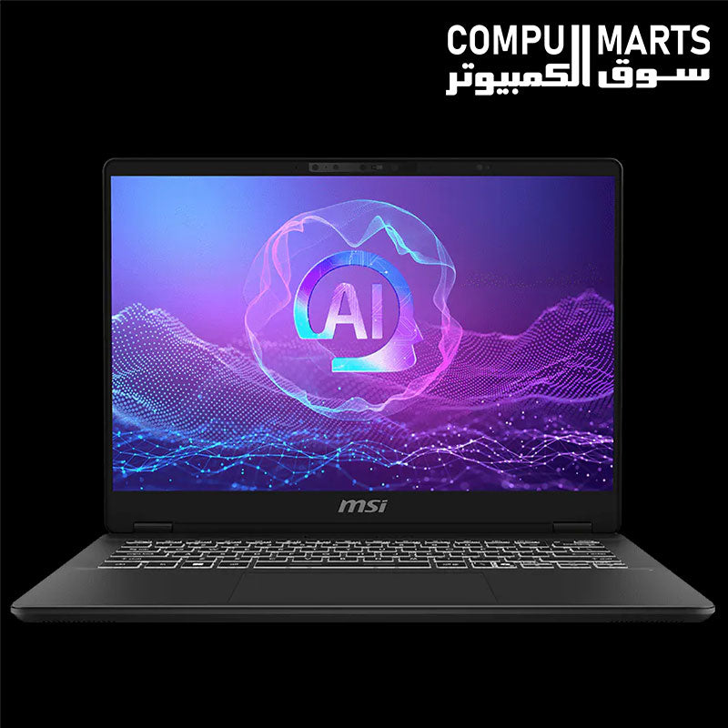 MSI Prestige 14 AI Evo C2HMG laptop with Intel Core Ultra 7 255H and Intel Arc Graphics