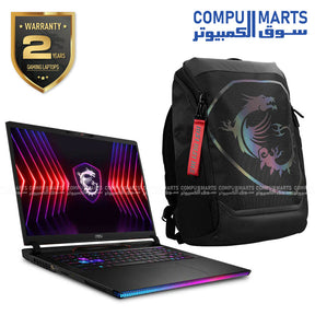 RAIDER-GE78-HX-14VIG-GAMING LAPTOP-MSI-Intel Core-i9-14900HX-2TB-SSD-32GB-RAM- RTX 4090-Win11 