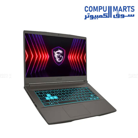 MSI Thin 15 B13VE Gaming Laptop Intel Core i7-13620H RTX 4050 16GB RAM 512GB SSD 15.6" FHD Cosmos Grey – Egypt