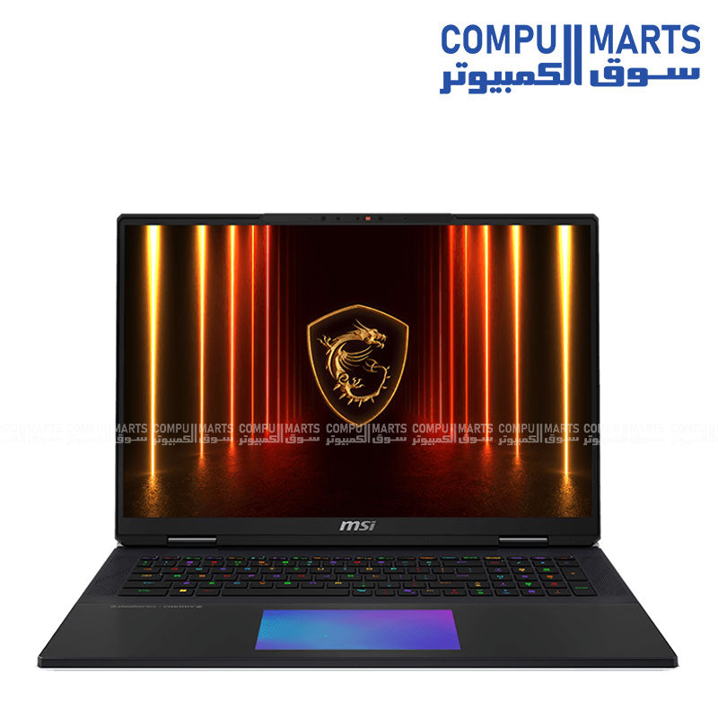 MSI Titan 18 HX AI gaming laptop with RTX 5090 and 18-inch UHD+ display