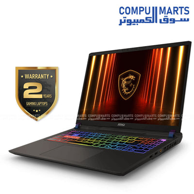 MSI Vector 16 HX A2XWIG – Gaming Laptop – Intel Core Ultra 9 275HX – RTX 5080 16GB – 32GB DDR5 – 16” QHD+ 240Hz – Gray – Windows 11