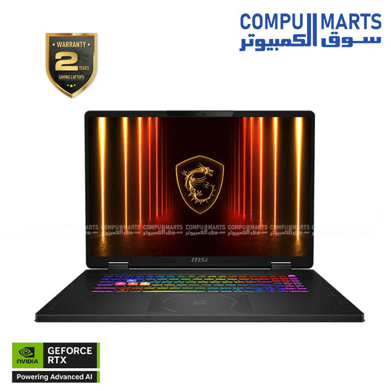 ASUS -ROG -Crosshair -18 -HX AI -A2XWGKG- Gaming- Laptop - NVIDIA -GeForce -RTX- 5070- 8GB -GDDR7 – 18-inch- Display