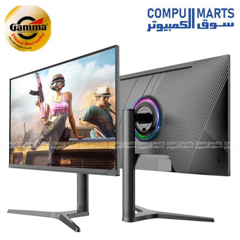 Aiwa MU2707-Y 27-inch IPS 4K ultra-wide monitor with 60Hz refresh rate and dual HDMI/DisplayPort ports