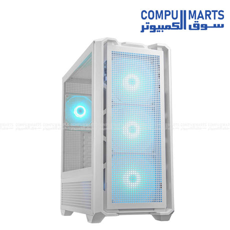 Cougar MX600 RGB Full Tower Black Gaming Case with 4 ARGB Fans and Tempered Glass Side Panel – Ideal for High-End PC Builds in Egypt

