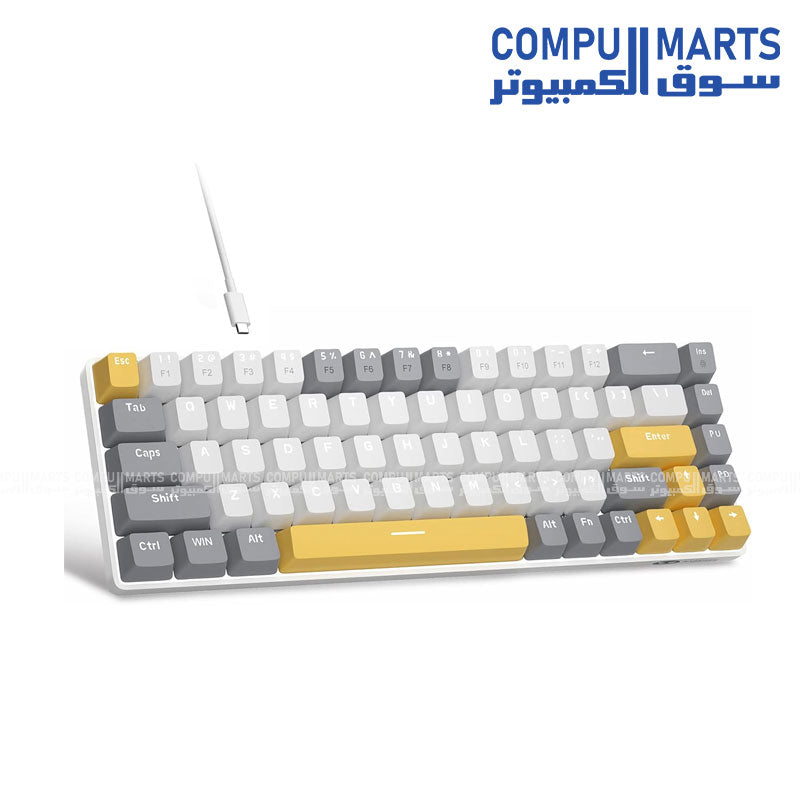: MageGee MK-Box Wired Mechanical Keyboard available in Egypt for PC gaming and desktop keyboard setups