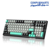 MageGee SKY98 RGB backlit gaming keyboard with USB-C connectivity and hot-swappable switches for gaming setups in Egypt