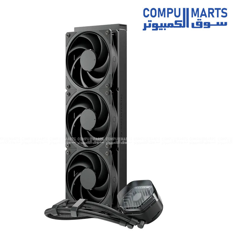 Cooler Master MasterLiquid 360 ATMOS Stealth – Liquid CPU Cooler – Cooler Master – 360mm Black AIO