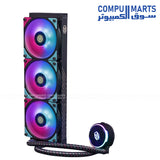 Featuring Addressable Gen 2 RGB lighting and 0-2400 RPM ± 10% fan speed on the MasterLiquid PL360 Flux 30th Anniversary Edition liquid cooling solution for liquid cooling Egypt searches