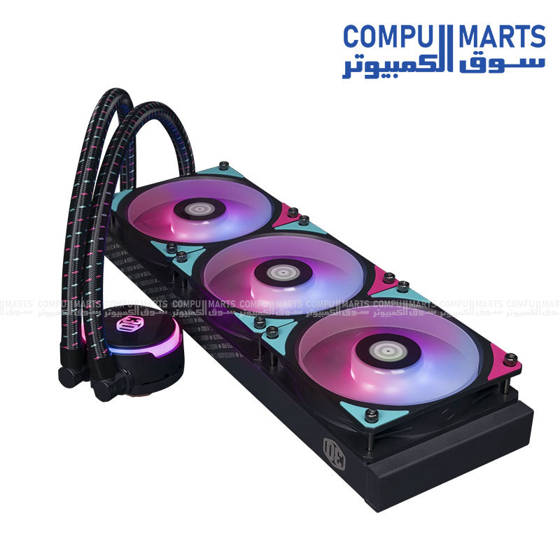Built with a 4-Pin pump connector, 12 VDC pump rated voltage, and 6W pump power consumption for 360mm liquid cooler shoppers