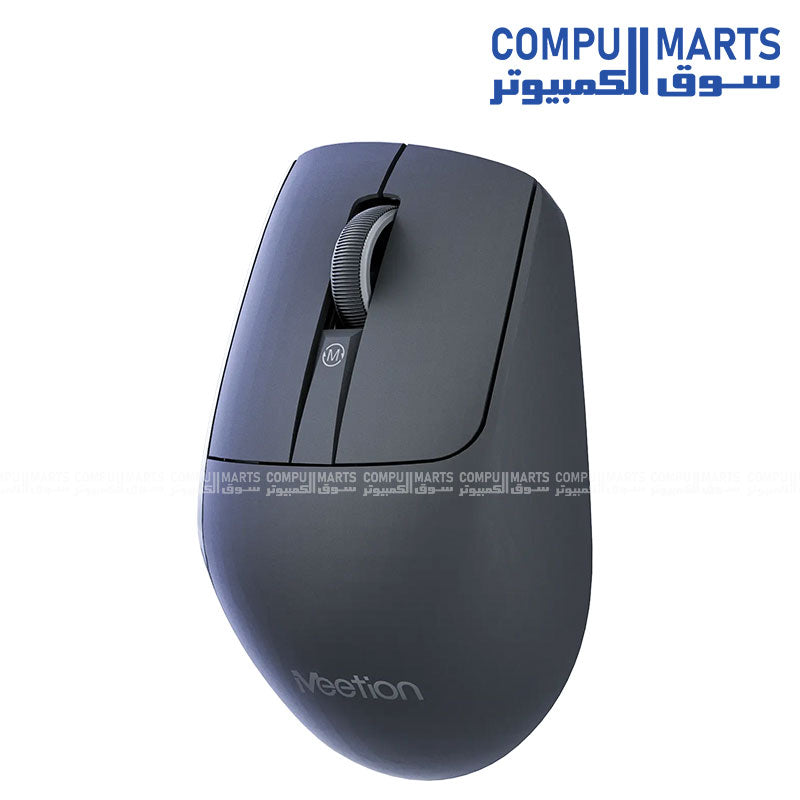 Meetion Anywhere3 Triple Mode Rechargeable Wireless Bluetooth Mouse with Wired, 2.4G and Bluetooth connectivity