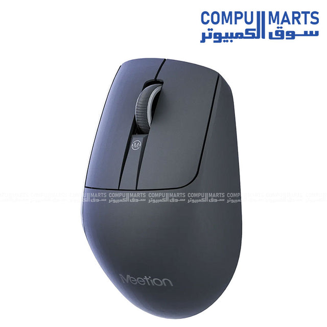 Meetion Anywhere3 Triple Mode Rechargeable Wireless Bluetooth Mouse with Wired, 2.4G and Bluetooth connectivity
