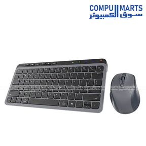 Meetion CW310 Dual Mode Wireless and Bluetooth Rechargeable Arabic Keyboard and Mouse Combo